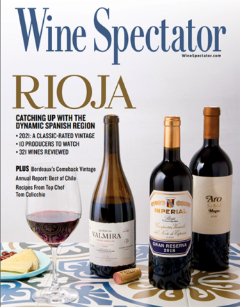 Portada Wine Spectator Rioja- Primavera 2025